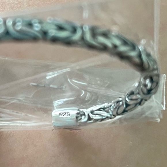 .925 Sterling Silver Cuff - Picture 2 of 3